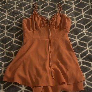 Papaya Terracotta Jumpsuit